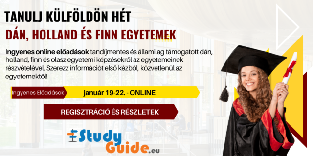 Tanulj Külföldön Hét - Dán, Holland és Finn Egyetemek Online Előadásai