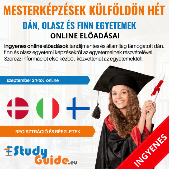 Mesterképzések Külföldön Hét - Online Előadások